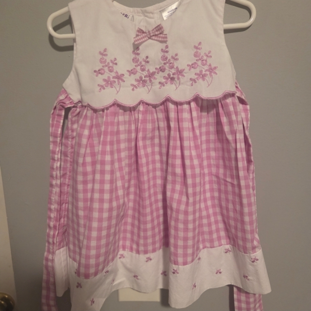 Blueberi Boulevard Purple and White Dress with Floral Accents